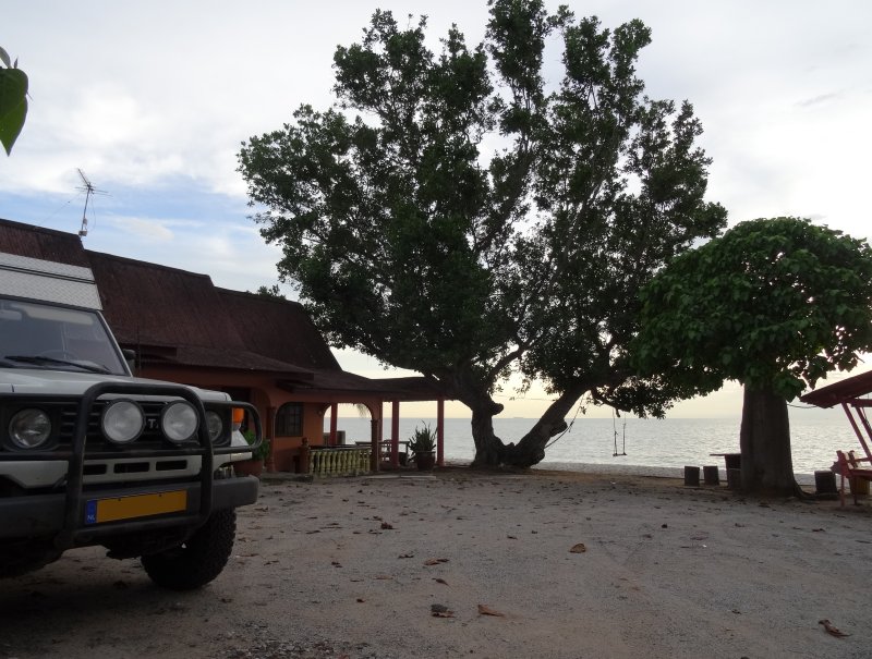 Kampung Balik Batu - On the beach of the Strait of Melacca
