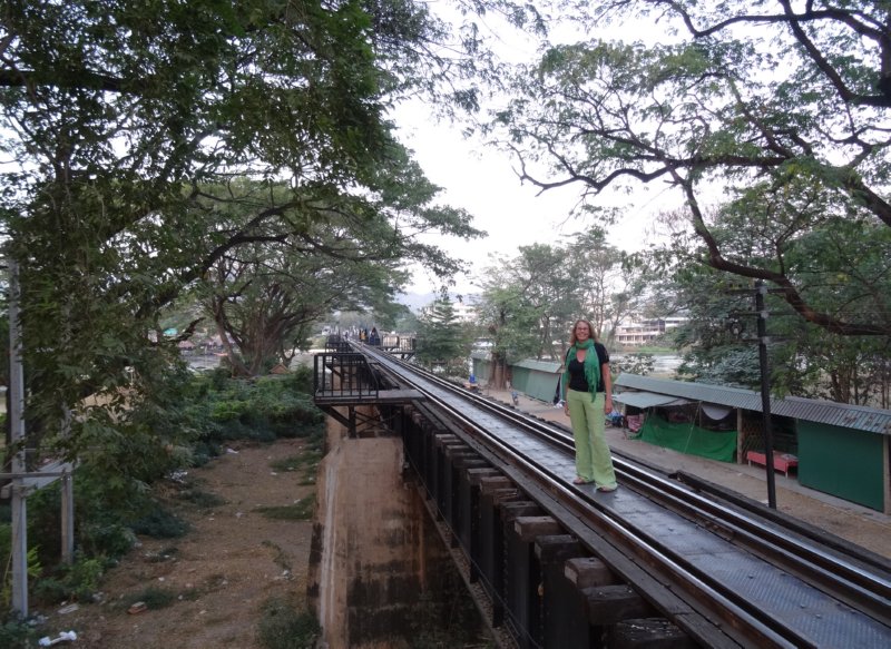 Kanchanaburi - De brug over de rivier Kwai