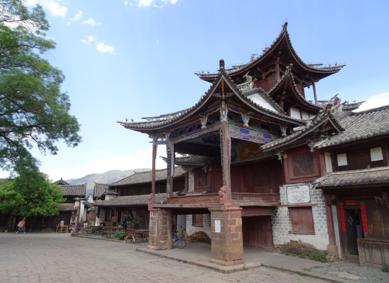Dali naar Lijiang - Shaxi - oude markt