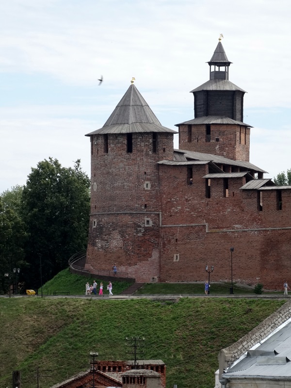 Nizhny Novgorod - kremlin muur