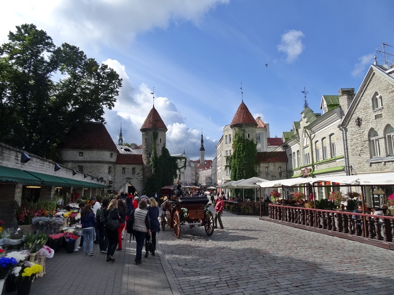 Tallinn - oude stad - straatbeeld